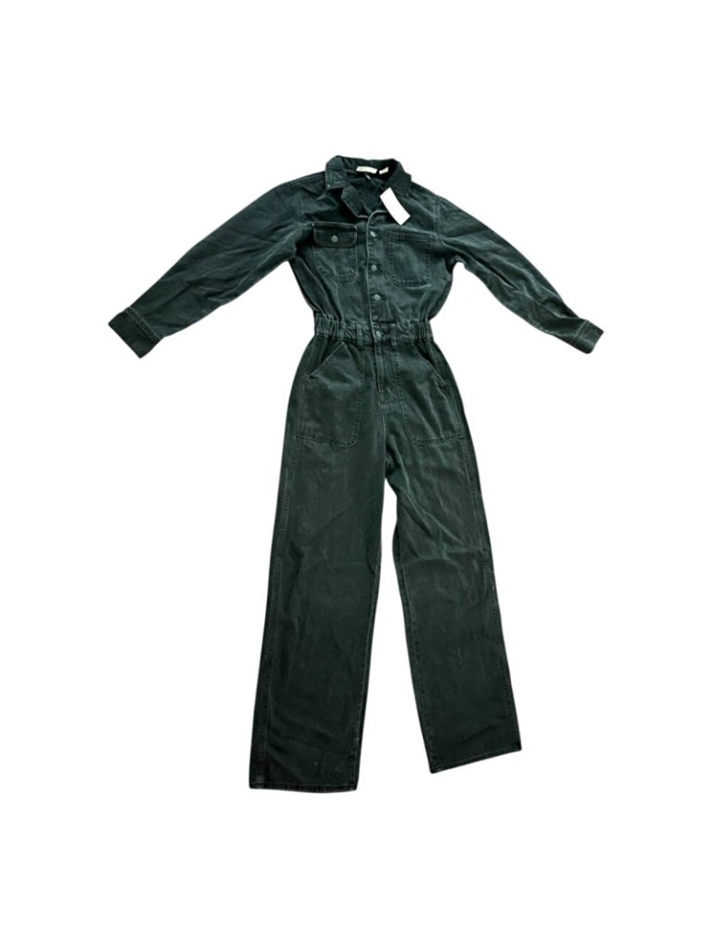 Universal Thread Women's 00 Long Sleeve Utility Baggy Denim Jumpsuit - NEW Tags - Picture 2 of 7